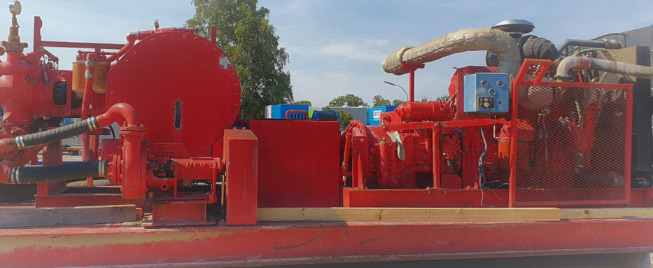 SINGLE PUMP SKID, HD 500 PUMP WITH DD SERIES 60 ENGINE AND ALLISON 6000 TRANSMISSION
