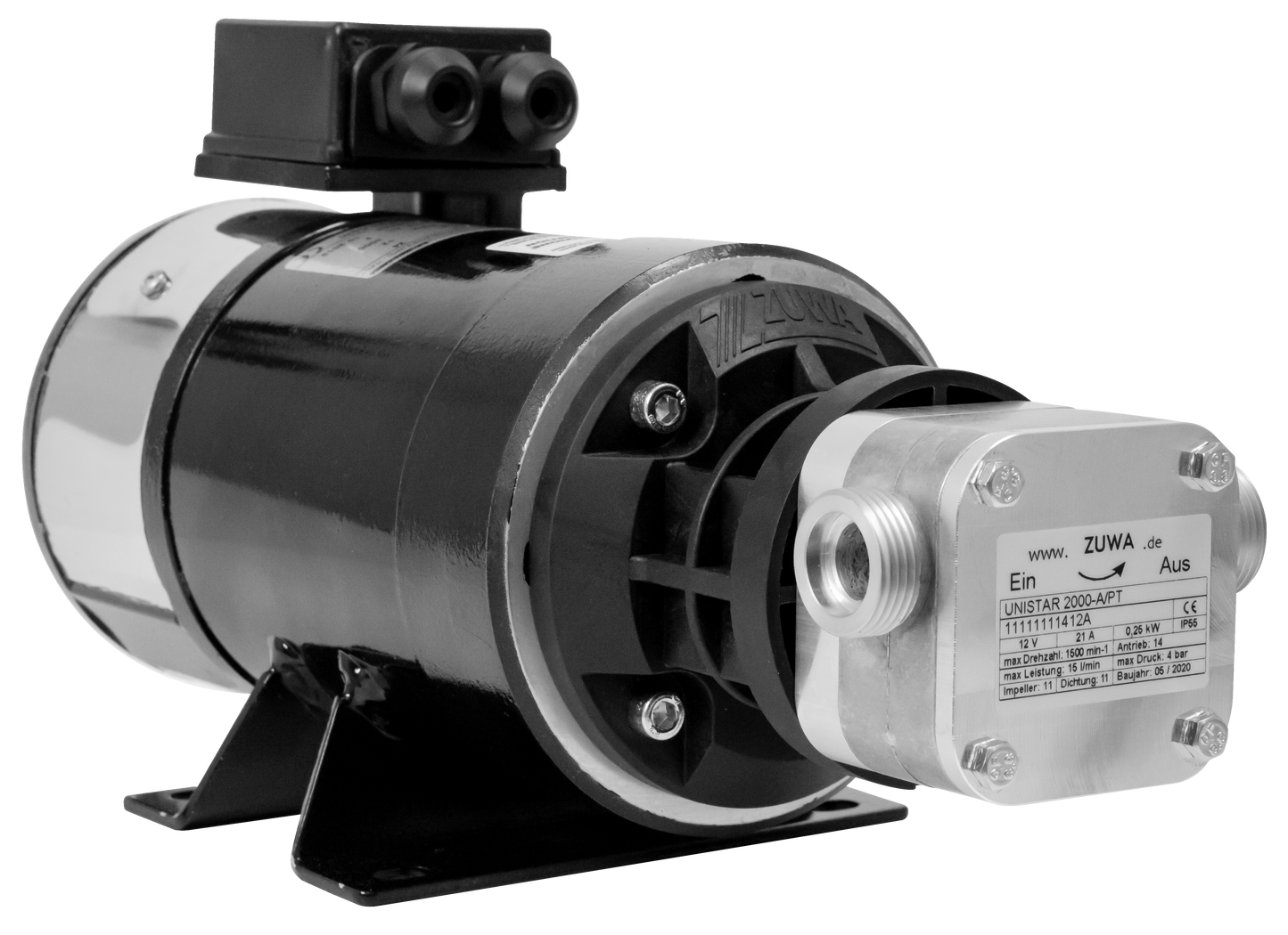Impeller pump 24 V DC, 15 l/min