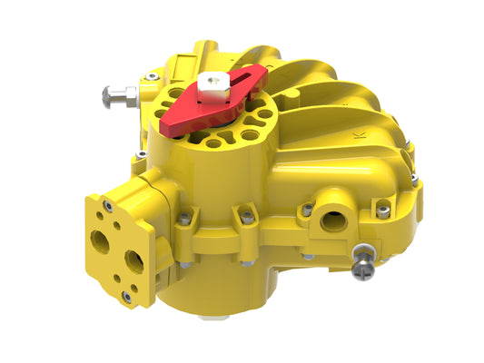 KINETROL rotary actuator 07B including positioner 