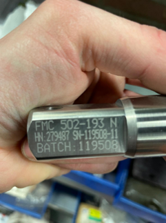 Checkvalve assembly model C2360-06-W30XXHA106-B/C 16.50 Long T2W/ Electroless nickel plated body