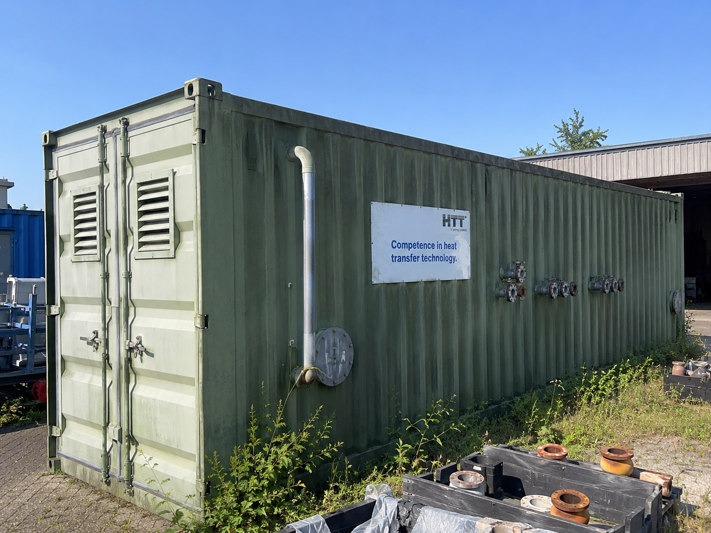 HTT Energy Systems Containerized Thermal Oil Heating Unit – 700 kW – Year 2009