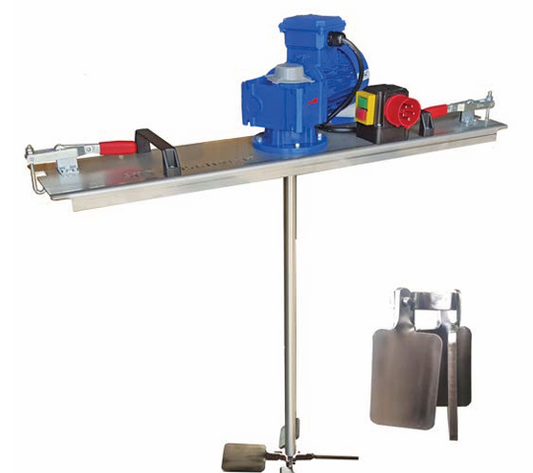 Worm gear agitator for IBC-Cont.