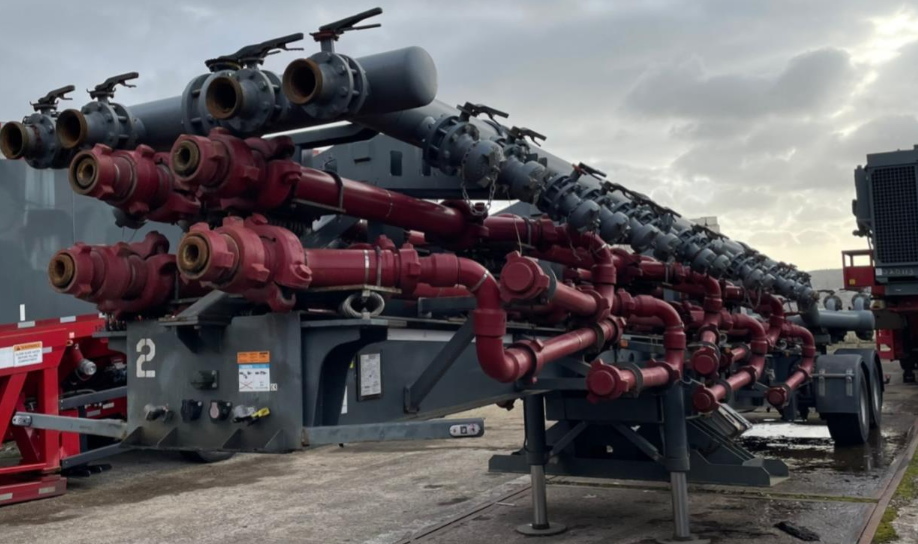 Manifold Trailer 14 station - used