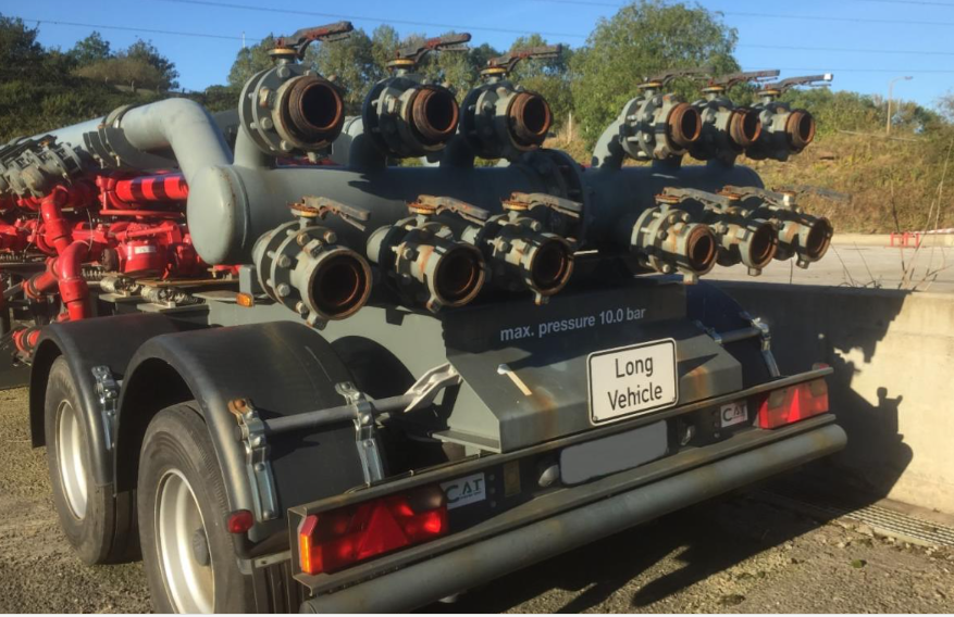 Manifold Trailer 14 station - used