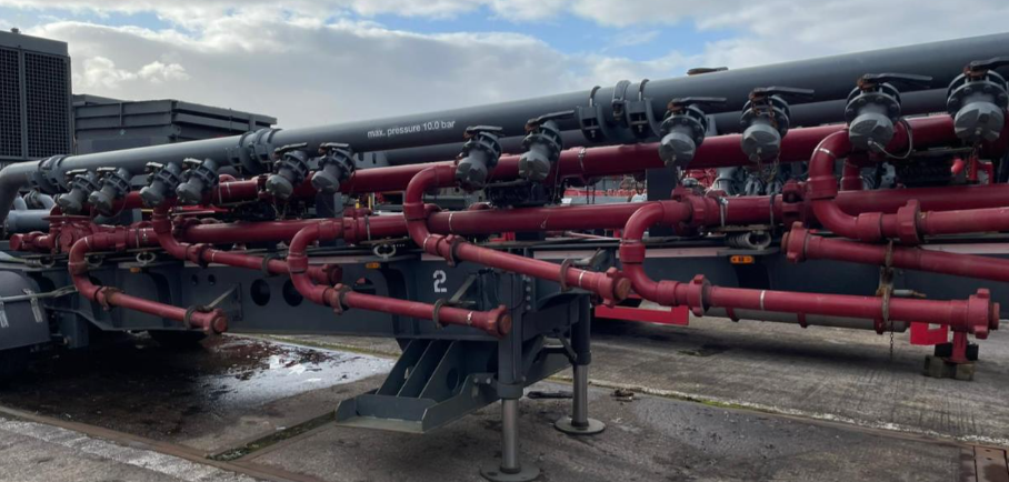 Manifold Trailer 14 station - used