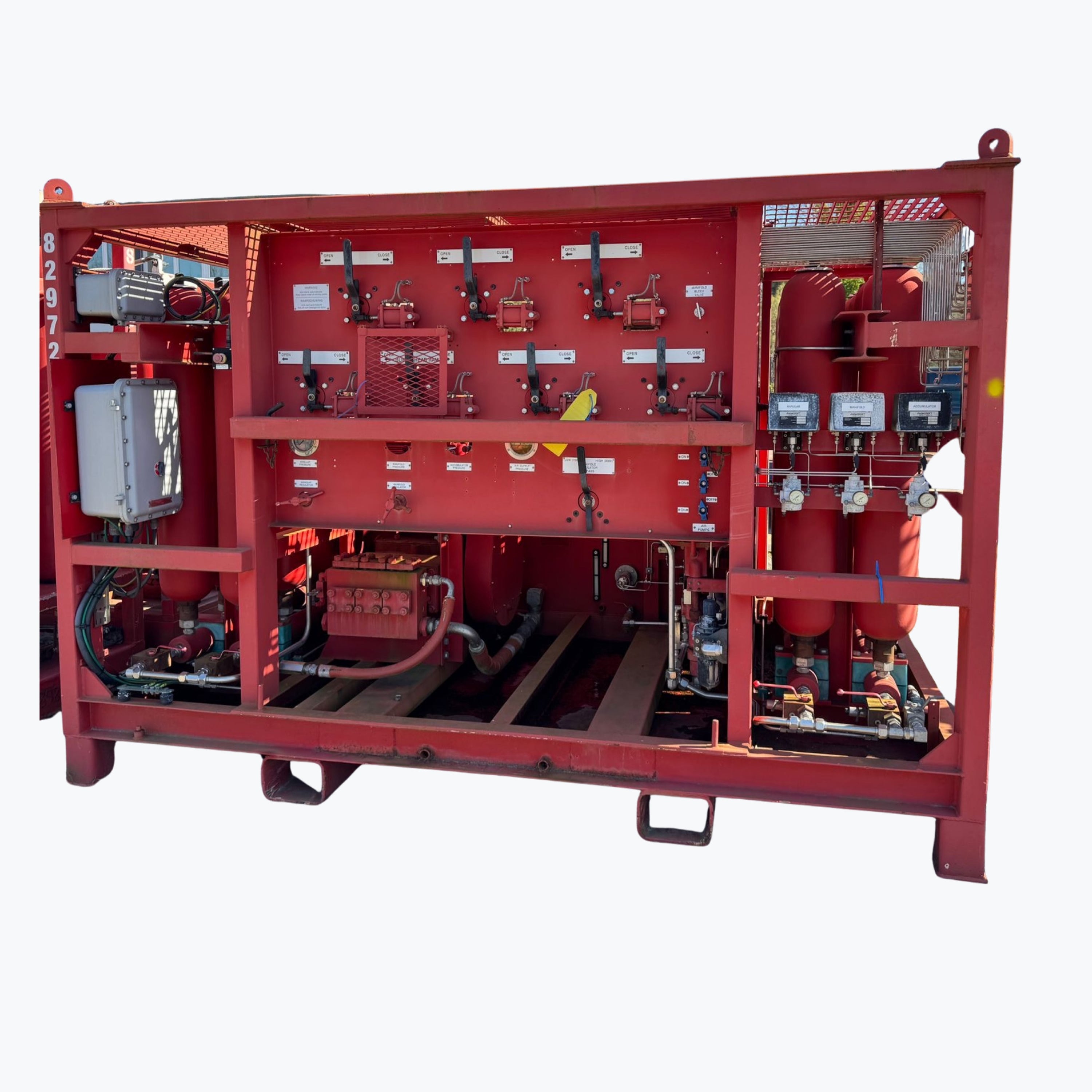 Koomey Hydraulic Control Unit – 20x11 Gallon, 7 Functions, 2.7.1 DNV Certified Frame