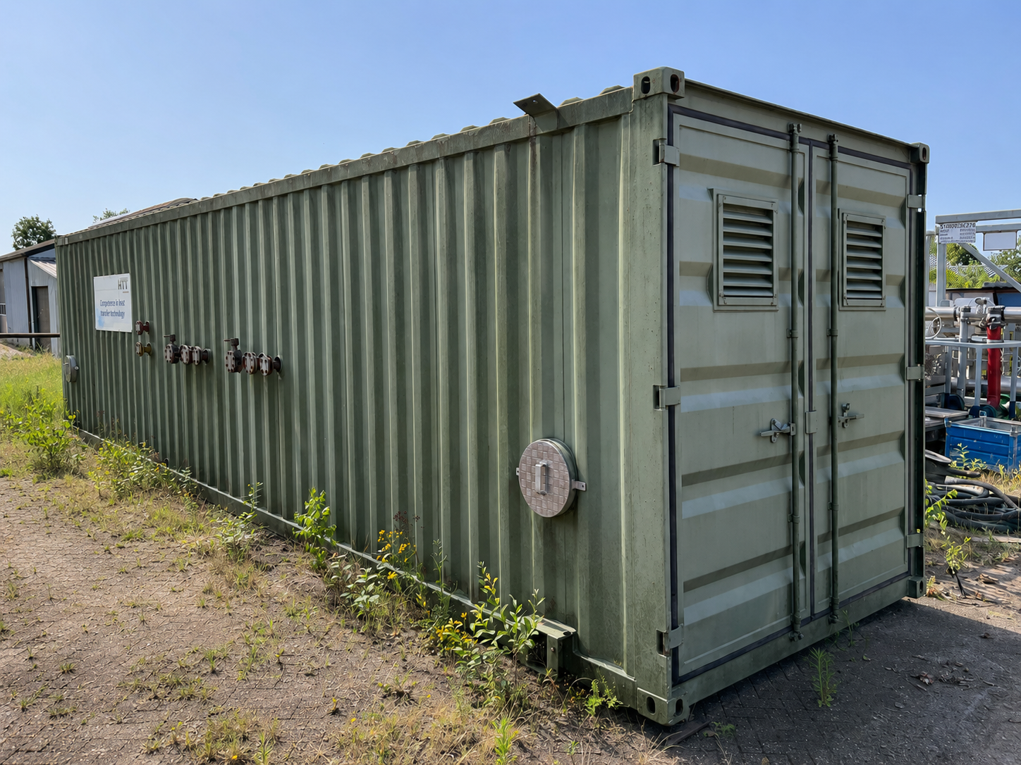 HTT Energy Systems Containerized Thermal Oil Heating Unit – 700 kW – Year 2009