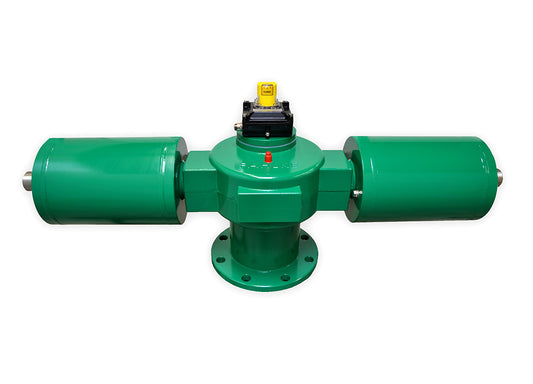 rotary actuator for 6" butterfly valve 
